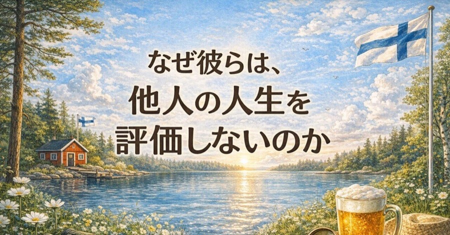 なぜフィンランドでは、他人の人生を評価しないのか